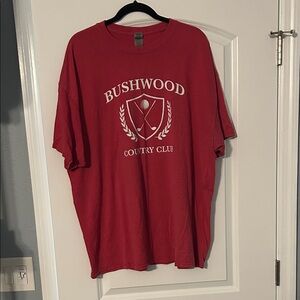 Bushwood Country Club T-Shirt – 2XL – Red – Caddyshack-Inspired Golf Tee